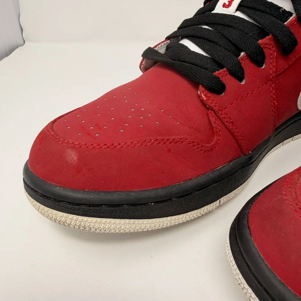 Air Jordan‎ 1 Low Gym Red White Black 553558-601 Mens 10.5 OG 2012 Retro